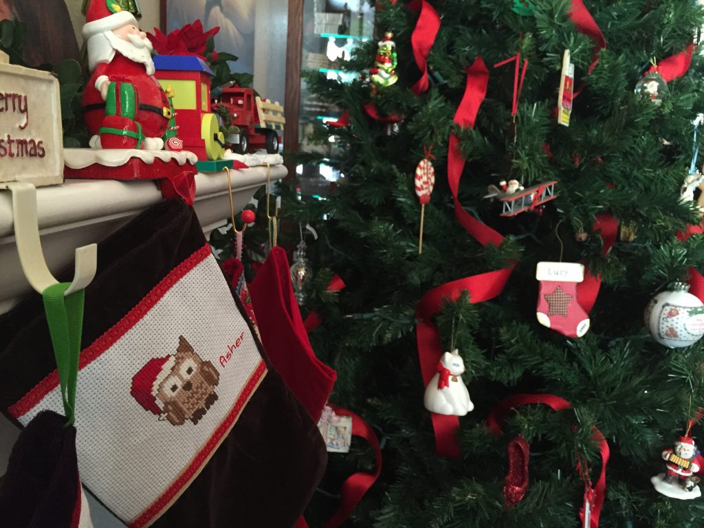 My Big Fat Cuban Family Stockings and Christmas tree