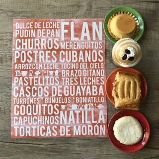 “Cuba poster - Cuban desserts subway art print