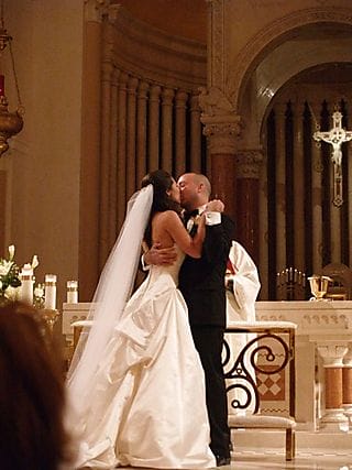 Wedding kiss 1