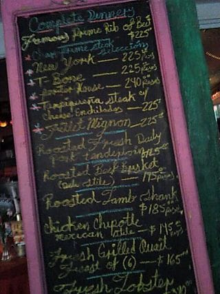 1 menu