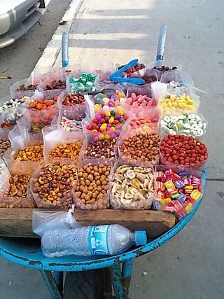 1 rosarito fruit wheelbarrow