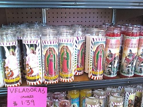 Saint candles