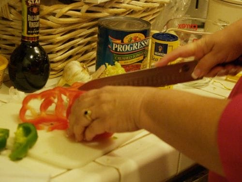 Ratatouille peppers